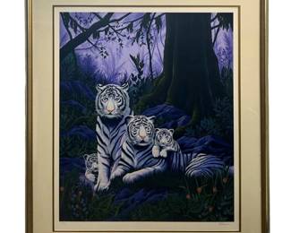 Signed Eric Van Raemdonck “Savage Grace" Serigraph