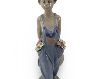 Superb Lladro “Pocket Full Of Wishes” Porcelain