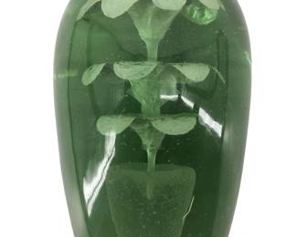 Victorian English Dump Weight Sulfide Flower