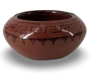 Hand Painted Maricopa Pottery Vessel