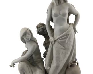 Large Lladro Signed Huerta/Ruiz Porcelain Figure