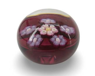 Vintage Perthshire Art Glass Paperweight