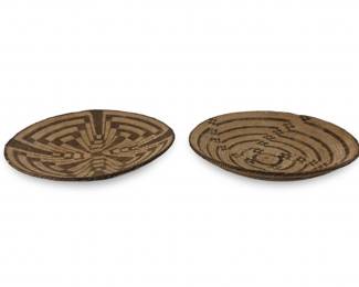 (2pc) Geometric Design Pima Bowl Baskets
