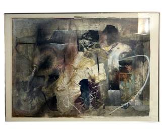 Signed Chandra Garsson “Butterflies" Mixed Media