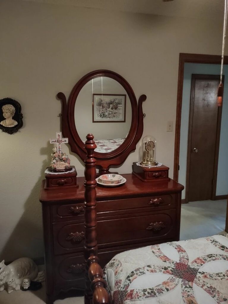 Davis Cabinet Company - Lillian Russell Collection original cherrywood