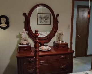 Davis Cabinet Company - Lillian Russell Collection original cherrywood