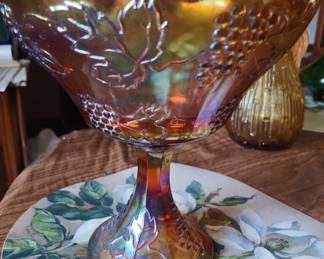 Depression era glass pieces