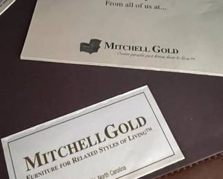 Mitchell Gold Leather Chair