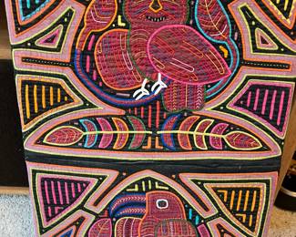 Mola Style Textile Art