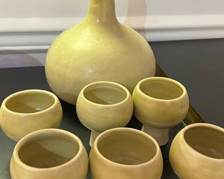 Decanter Pottery Set
