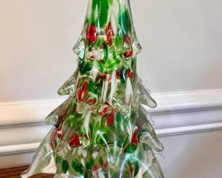 Glass Christmas Tree
