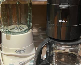Cuisinart Blender and Bosch Coffee Maker