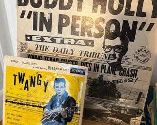 Buddy Holly and Duane Eddy Vinyls