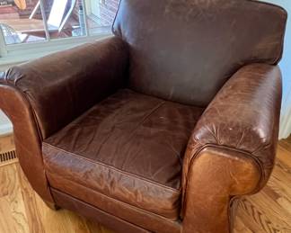 Mitchell Gold Leather Chair