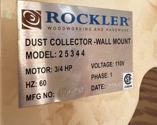 Rockler Dust Collector