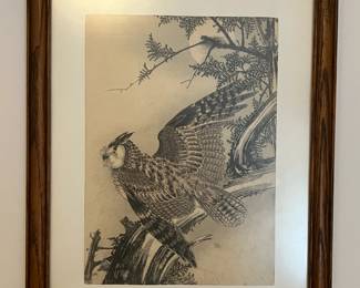 Keinen Japanese Woodblock Print 