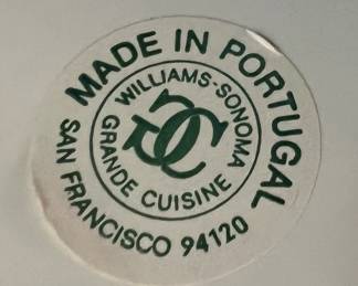 William Sonoma Hand-Painted Grande Cuisine 