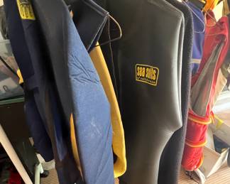 Wetsuits  and Life Vests