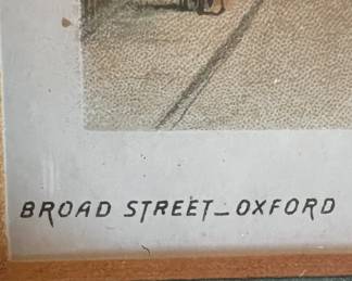 Broad Steet, Oxford and Christ Church, Oxford
