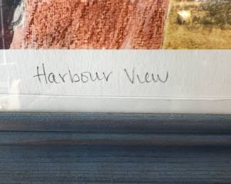 Harbor View by Francis Farmar Signed Print 48/195