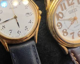 Pulsar and Guess Watches 