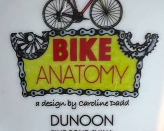 Bike Anatomy Dunoon Mug Designed by Caroline Dadd