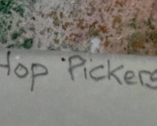 Hop Pickers by Barbara Graham