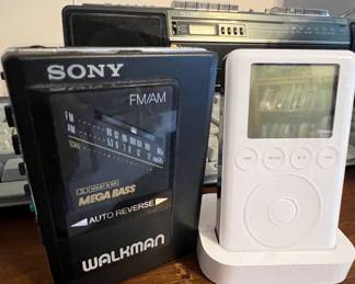 Sony Walkman and Apple iPod Classic 3rd Generation