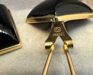 14k Gold Cufflinks 