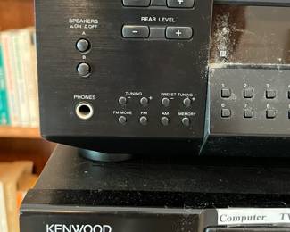 Kenwood and Sony Stereo Receivers and Other Electronics 