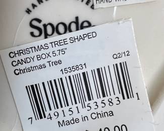 Spode Christmas Tree Figurine