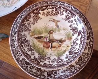 Spode "Woodland" bowls and platter