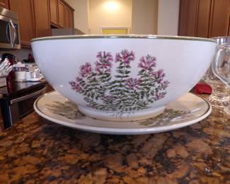 Tiffany & Co "Herbs" bowl and serving platter