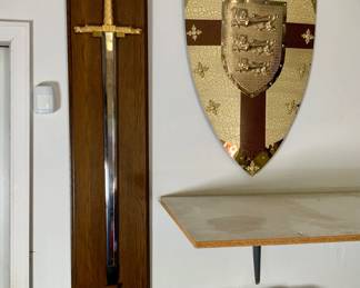 Sword of Charlemagne and Shield