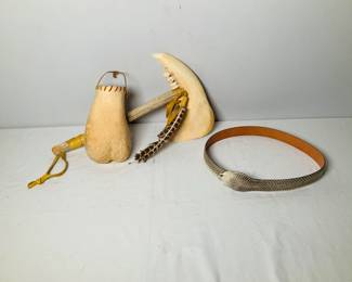 Cobra Belt, Bone Ax, Litter Bag
