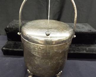 Silver ice bucket