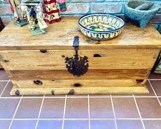 Wood chest