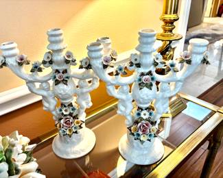 Matching candle holders