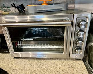 KitchenAid silver toaster oven