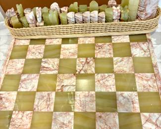 Onyx chess set