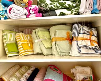 Assorted linens