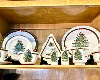 Service for 12 "Ribbons and Tree"