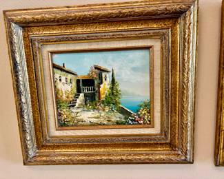 Small Mediterranean signed oil
