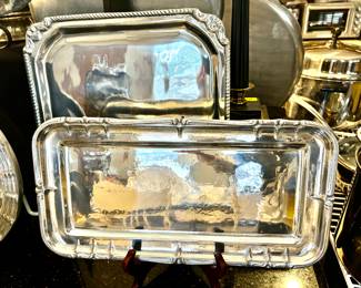 Pewter - Silver  trays