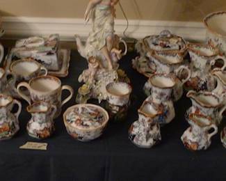 LARGE COLLECTION OF MASONS IRONSTONE CHINA