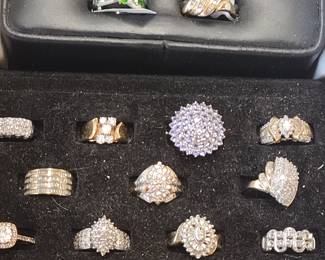 Gold and Diamond rings 