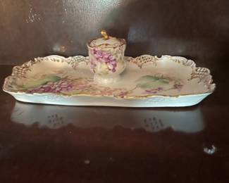 . . . cute relish tray with condiment holder