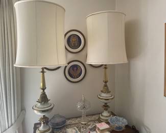 . . . matching table lamps
