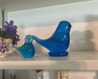 . . . art-glass birds