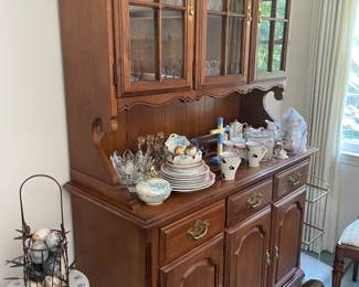 . . . with matching china hutch